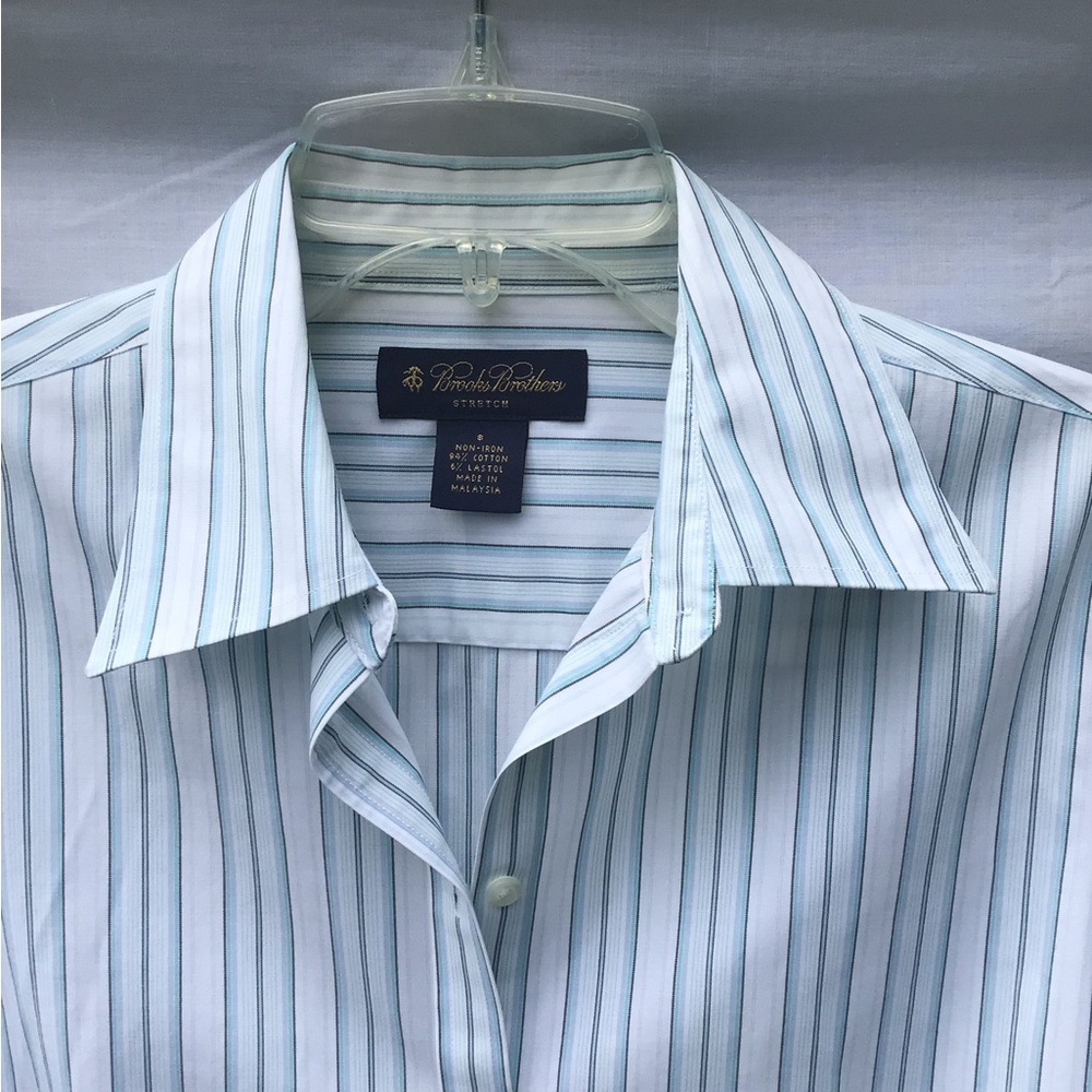 Brooks Brothers Non-Iron Striped Stretch Shirt - Picture 3 of 3